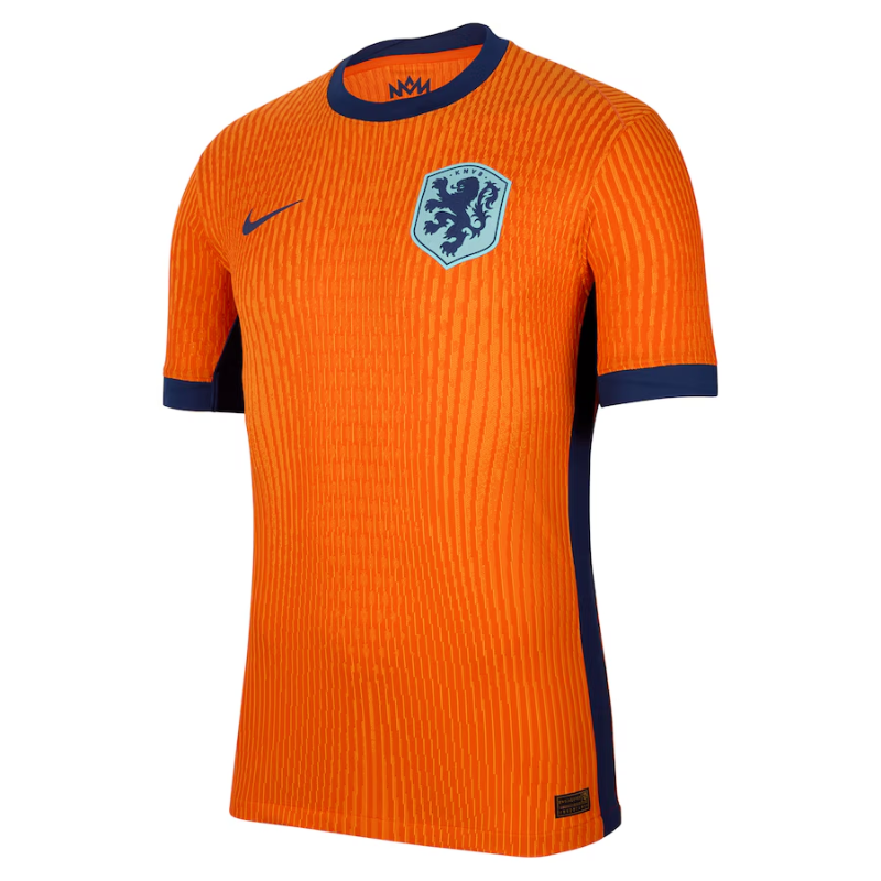 Netherlands National Team Nike 2024 Home Authentic Blank Jersey - Orange