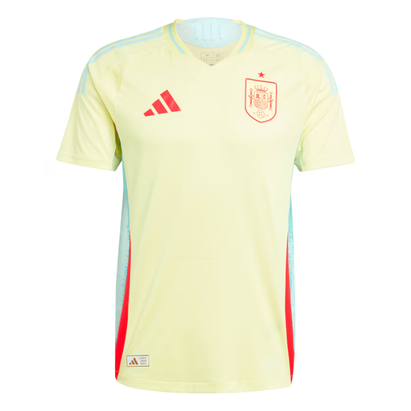 Spain National Team Adidas 2024 Away Authentic Jersey - Yellow