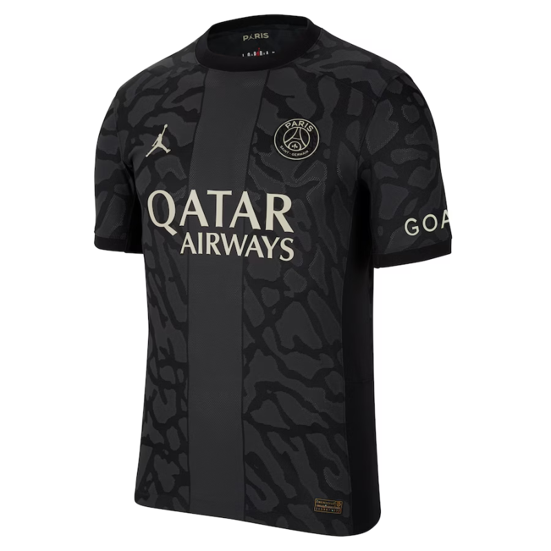 Jordan Brand Lee Kang In Paris Saint-Germain Anthracite 2023/24 Third Match Authentic Player Jersey