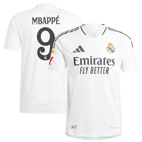 Kylian Mbappé Real Madrid adidas 2024/25 Home Authentic Player Jersey - White