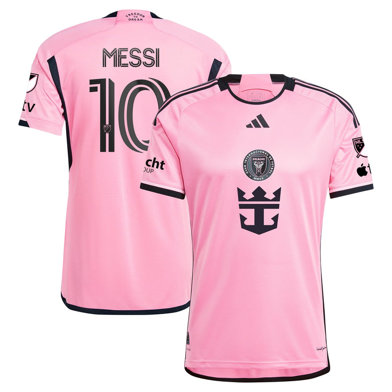 Lionel Messi Inter Miami CF adidas 2024 2getherness Authentic Player Jersey - Pink