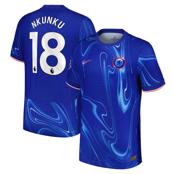 Christopher Nkunku Chelsea Nike 2024/25 Home Authentic Player Jersey - Blue