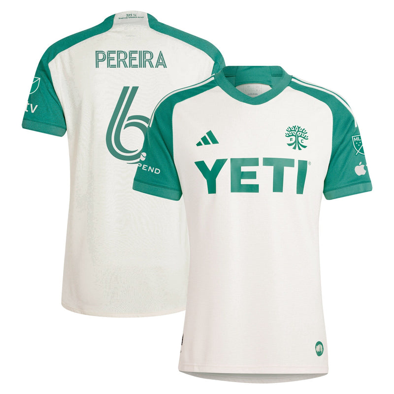 Daniel Pereira Austin FC adidas 2024 The Armadillo Kit Authentic Player Jersey – Tan