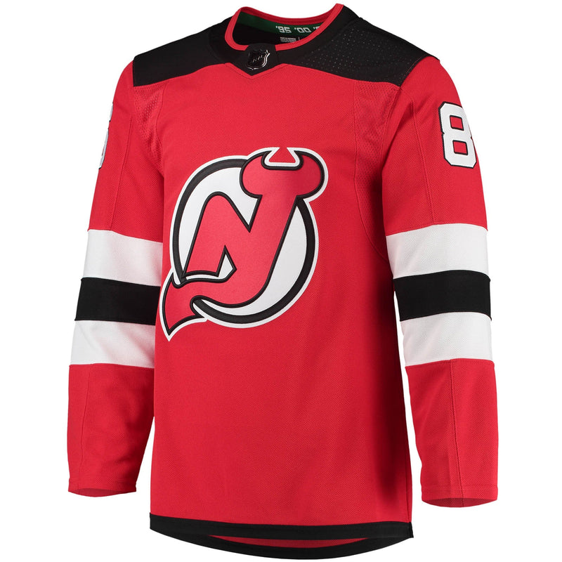 Jack Hughes New Jersey Devils adidas Home Primegreen Authentic Player Jersey - Red